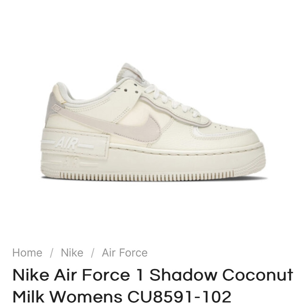 Nike Air Force 1 Shadow in Coconut Milk